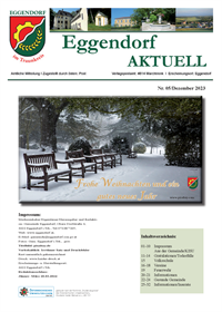 Eggendorf Aktuell Dezember 2023